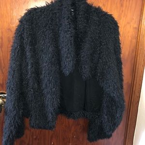 Black Fuzzy Jacket